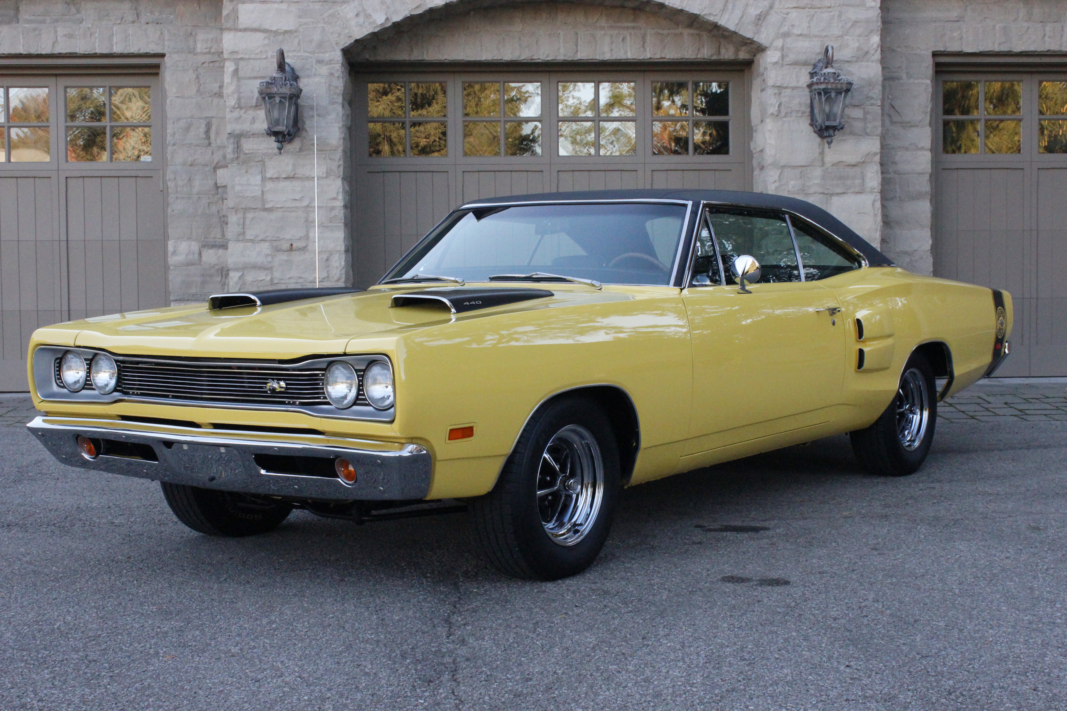 A yellow Super Bee